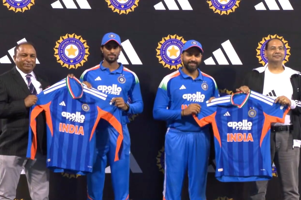 Rohit Sharma, Tilak Varma Unveil India Jersey for T20 World Cup 2026 Title Defence [WATCH]