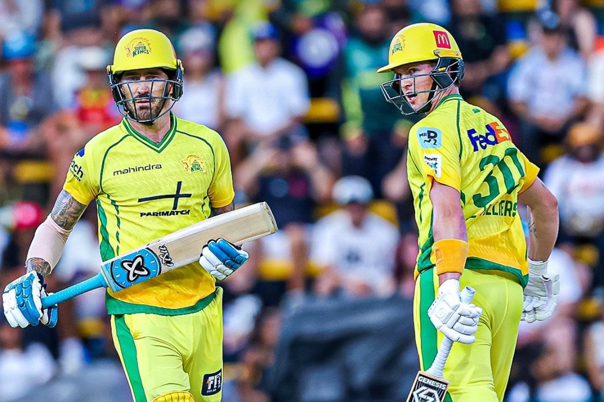 JSK vs DSG Highlights – Noor Ahmad Weaves Magic but Faf Du Plessis, Donovan Ferreira Fireworks Power Joburg Super Kings to 200+ Total