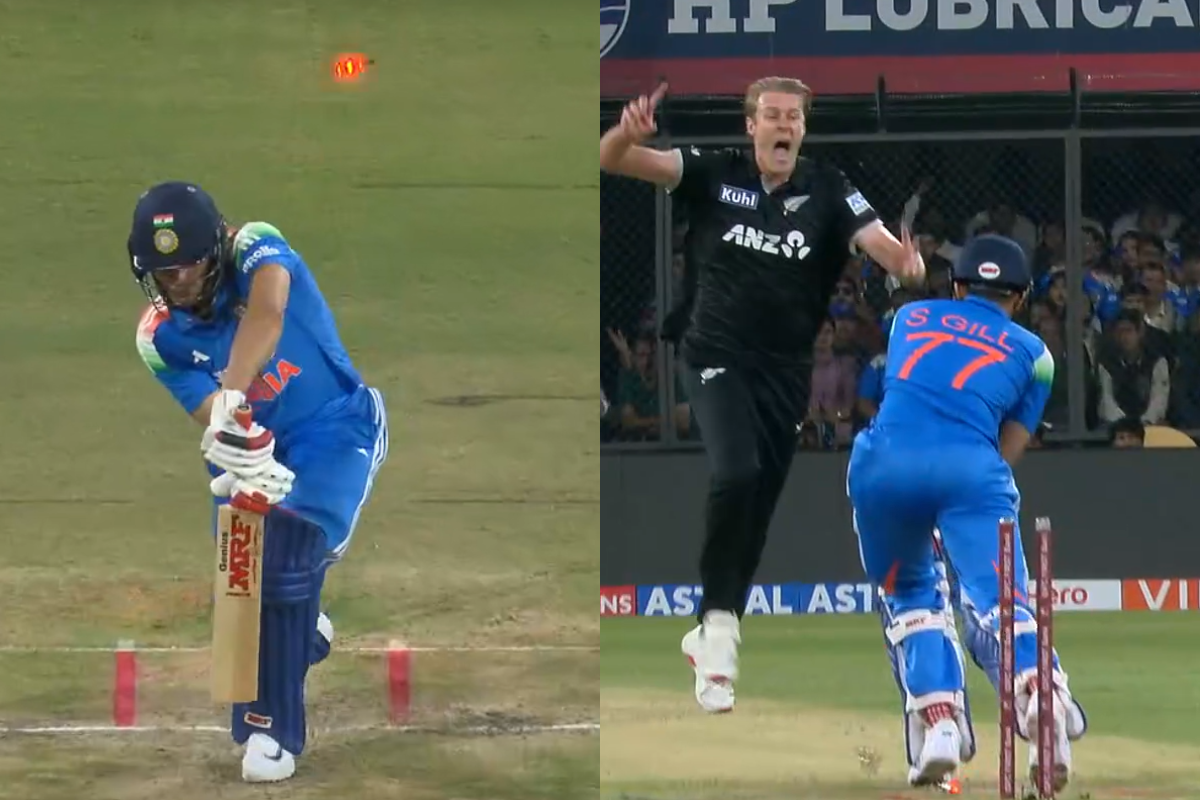 Shubman Gill Bowled Through the Gate By An Unplayable Kyle Jamieson Delivery in IND vs NZ 3rd ODI [WATCH]
