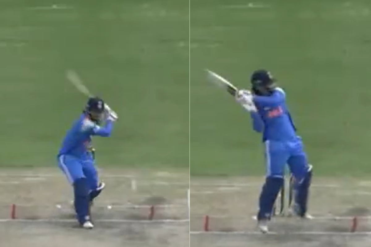 Vaibhav Suryavanshi Launches Magnificent Shot Over Cover Point in SA vs IND U19 2nd YODI [WATCH]