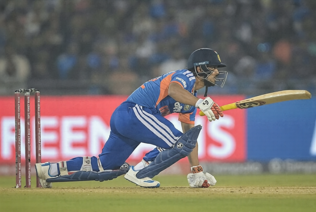 6,6, 4,6 – Ishan Kishan Goes Berserk Against Anrich Nortje in IND vs SA T20 World Cup 2026 Warm-Up Match [WATCH]