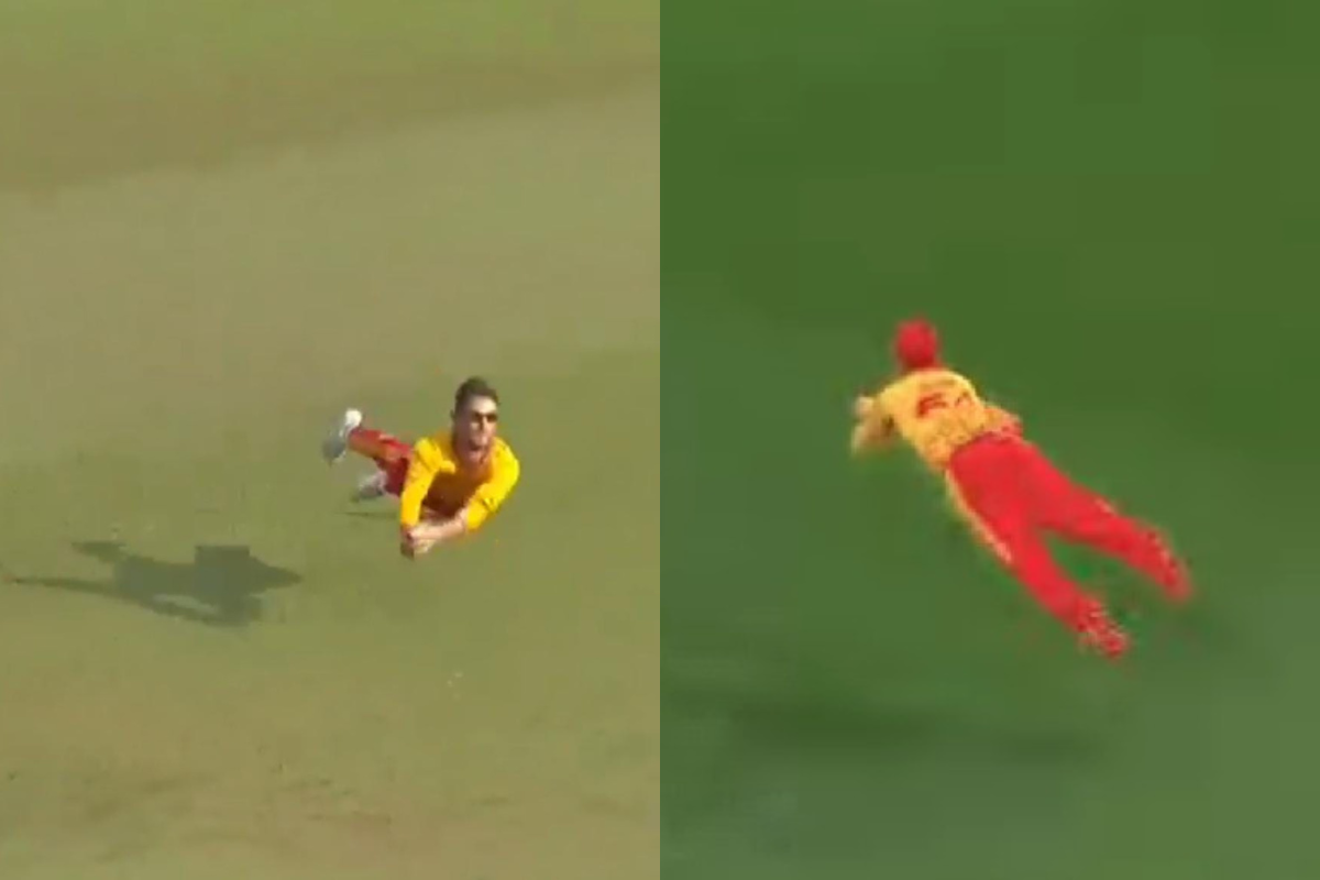 Brian Bennett Takes Stunning Diving Catch in ZIM vs OMA T20 World Cup 2026 Game, Evokes Ryan Burl’s Iconic Rishabh Pant Catch in 2022 [WATCH]