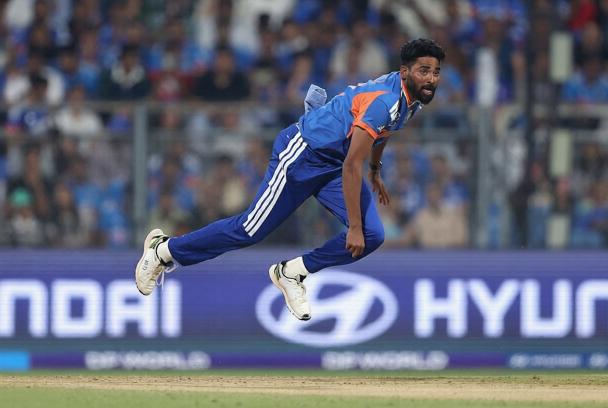 Mohammed Siraj Hit in the Nets by Hardik Pandya; Injury Scare Ahead of IND vs SA T20 World Cup 2026 Super 8 Clash