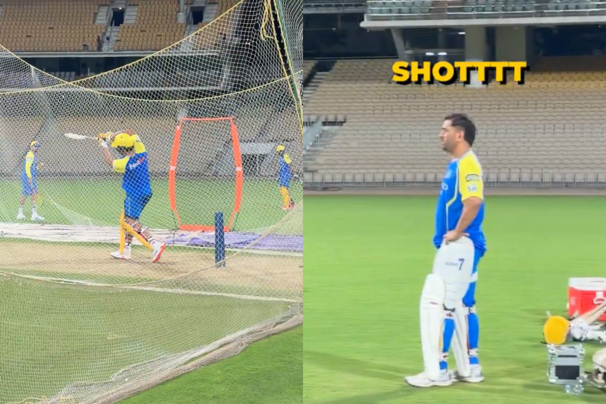 MS Dhoni Impressed With CSK Big Money Signing During Practice Session Ahead of IPL 2026 [WATCH]