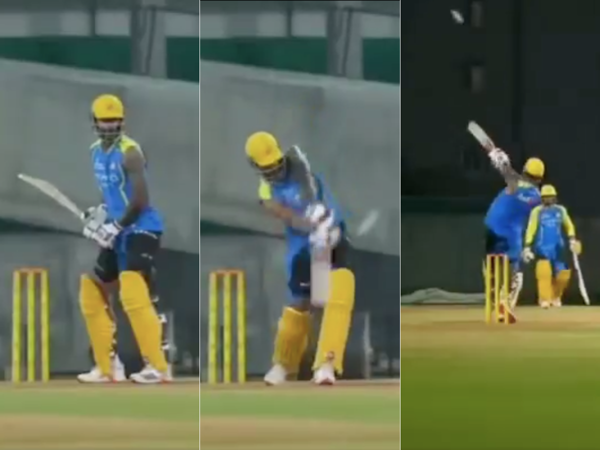 Talented All-Rounder Flexes Six-Hitting Skills for a Spot in CSK Playing XI for IPL 2026 [WATCH]