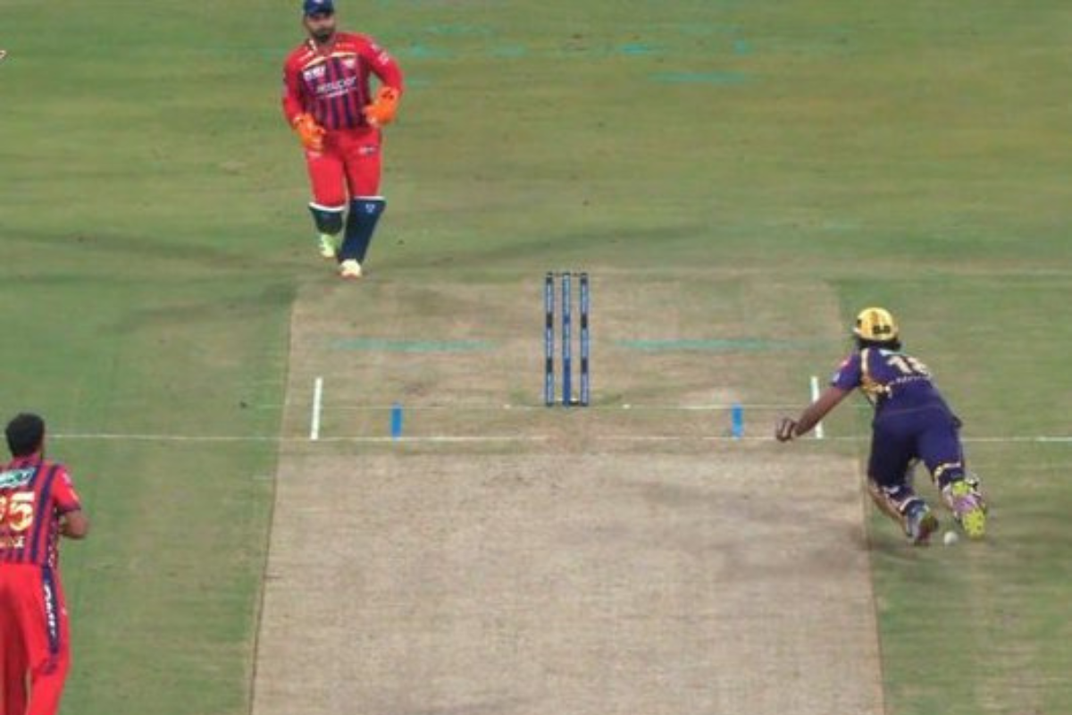 Angkrish Raghuvanshi Left Furious After Bizarre Dismissal for ‘Obstructing Field’ in LSG vs KKR IPL 2026 [WATCH]