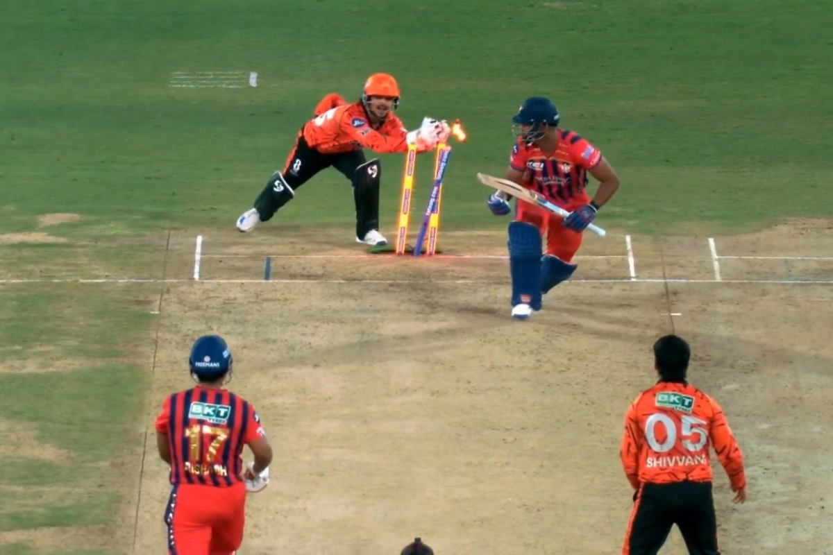 Brainfade From Nicholas Pooran! Walks out of Crease and Gets Runout After Watching Ishan Kishan Collect Ball in SRH vs LSG IPL 2026 [WATCH]