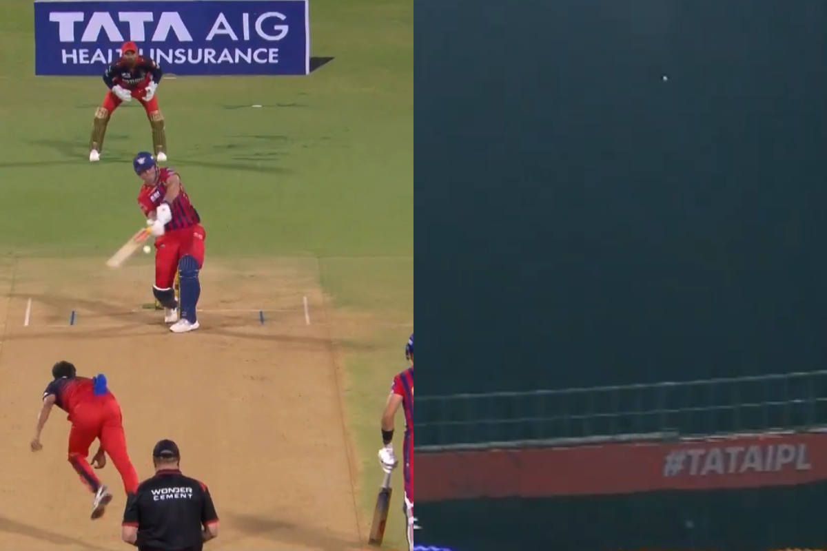 Mitchell Marsh Hits Monstrous 102 Metre Six Off Bhuvneshwar Kumar in RCB vs LSG IPL 2026 [WATCH]