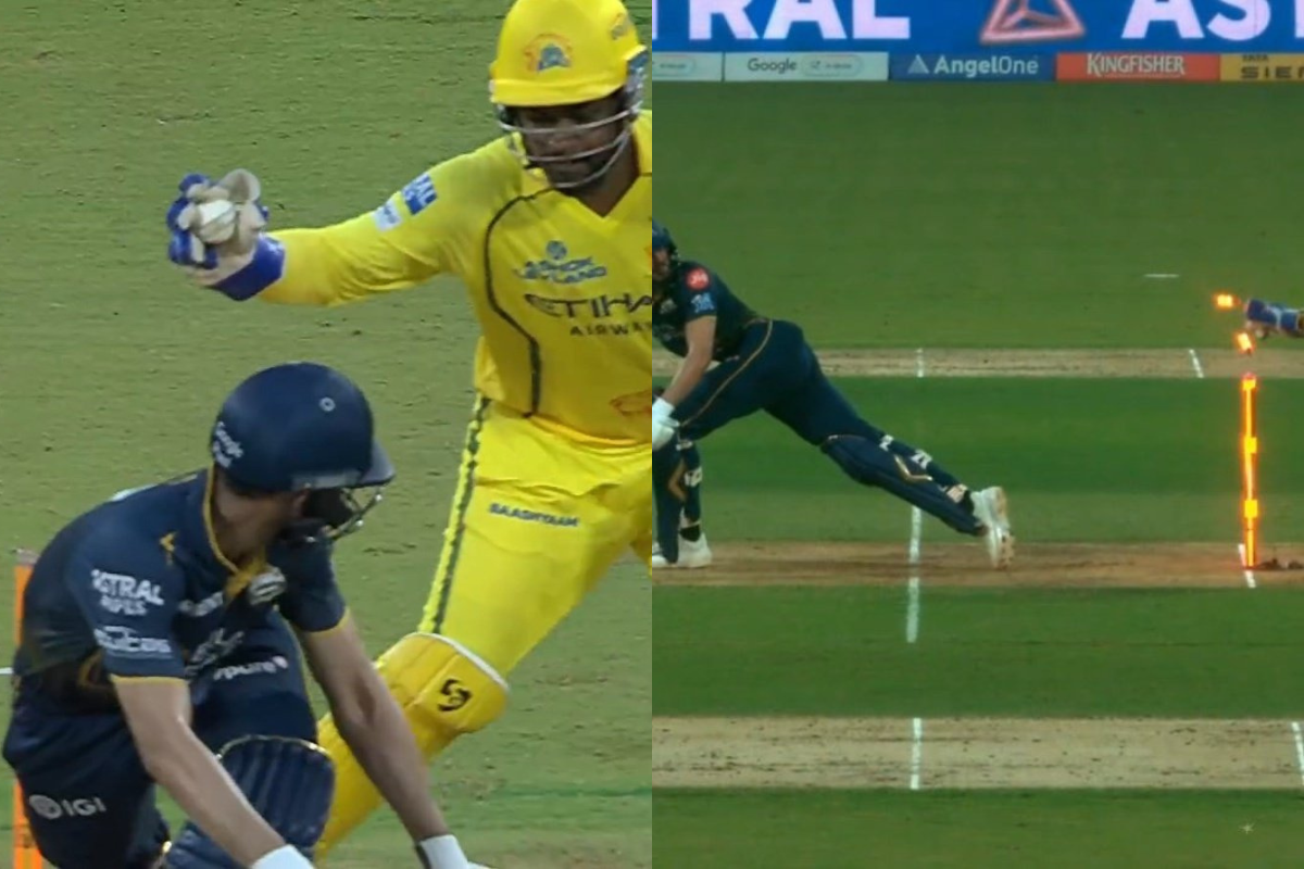Sanju Samson Effects a MS Dhoni Style Stumping To Dismiss Shubman Gill in CSK vs GT IPL 2026 Clash [WATCH]