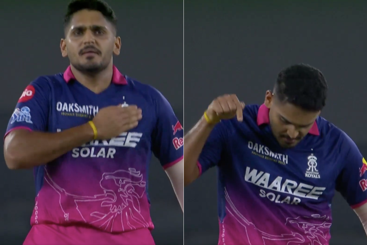 Tushar Deshpande Recreates KL Rahul’s ‘My Ground’ Celebration After Defending 11 Runs in Final Over During GT vs RR IPL 2026 Clash